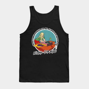 Nick Drake Obsessive Fan Design Tank Top